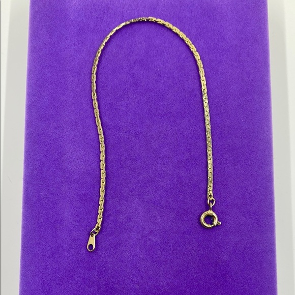 💛 Vintage Gold Plated Chain Bracelet - Picture 1 of 3